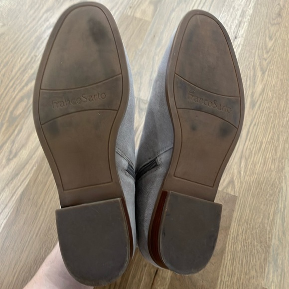 Franco Sarto Women's Gray Robin Graham Suede Leather Booties Boots - Picture 4 of 8